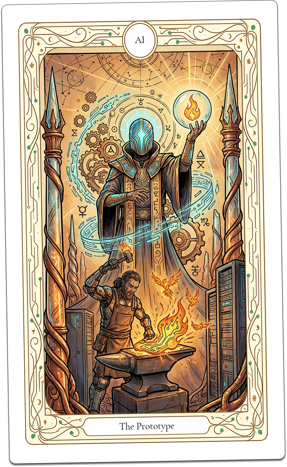 Ace of Wands card